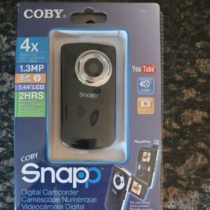 Coby Snapp Black Digital Camcorder